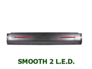 1973-1987 CHEVROLET C/K10, C/K20, C/K30 FLEETSIDE Steel Rollpan – Smooth, 2 LED Strip