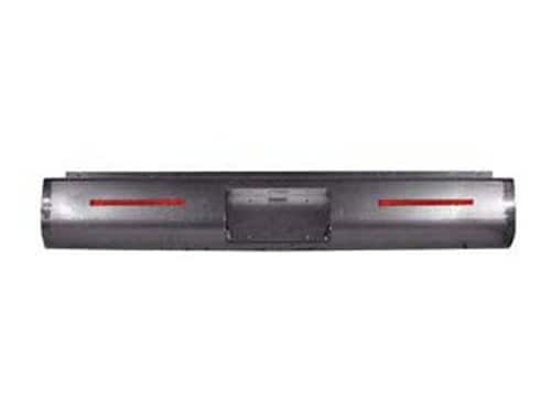 1987-1996 FORD F150, F250, F350 FLEETSIDE Steel Rollpan - Smooth, 2 LED Strip w/ License