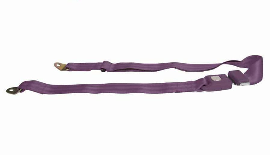 2 Point Plum Purple Lap Seat Belt  (1 Belt)