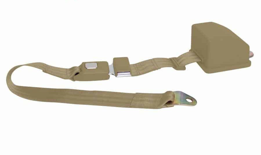 2 Point Retractable Camel Lap Seat Belt  (1 Belt)