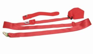 3 Point Retractable Red Seat Belt (1 Belt)