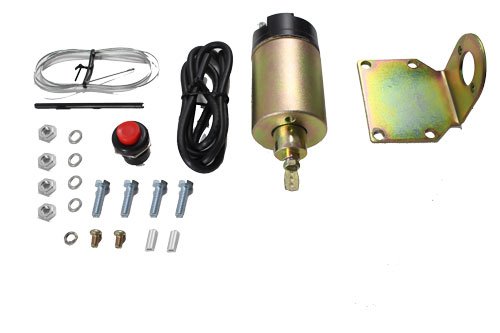Single Door Popper Solenoid Kit with Switch, Brackets, and Hardware – 85lb
