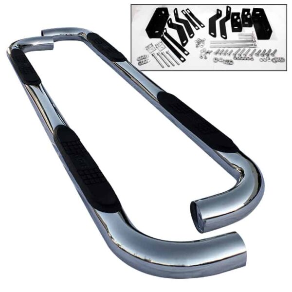 88-98 Chevy GMC C/K Extended Cab 3″ Stainless Side Step Bar