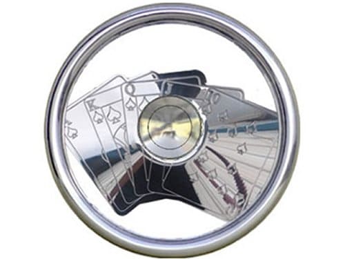 Full Custom Billet Steering Wheel - Cards / Gambler