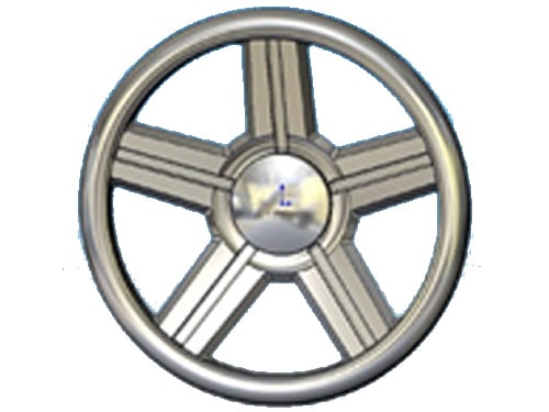 Full Custom Billet Steering Wheel - 5 Spoke I-Roc Camaro