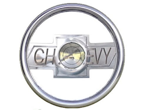 Full Custom Billet Steering Wheel – Chevy Bow Tie