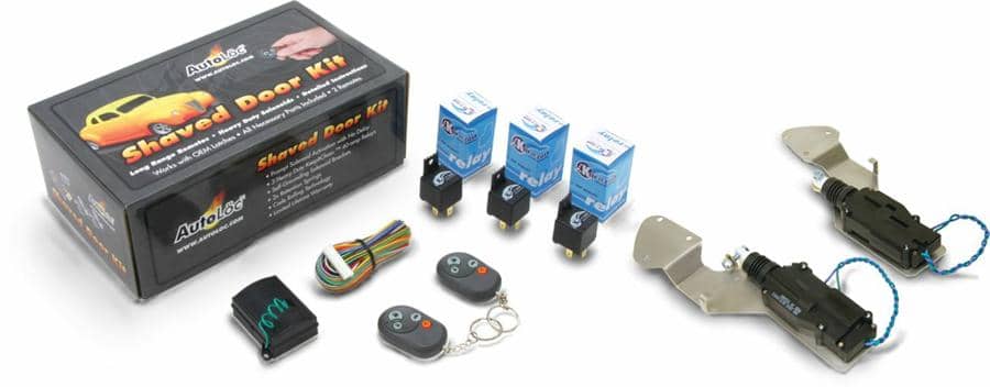 Bolt On Shave Door Kit  for S-10 (1 PAIR) with Alarm and Remotes
