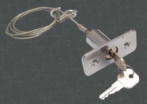 Deluxe Keyed Emergency Latch Release System with 2 Keys