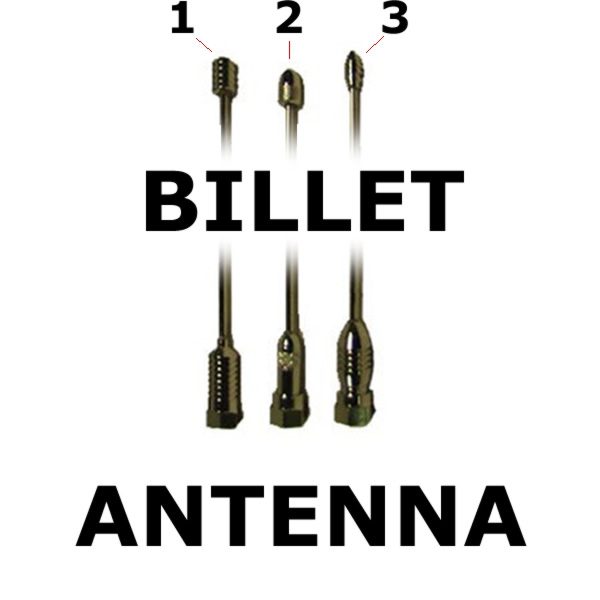 Billet Antenna Fits All Vehicles