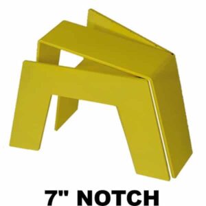 7″ Super C-Notch/Bridge No Shock Bracket, Needs Fabrication