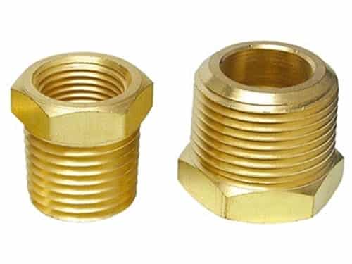 Reducer Bushing – 1/4″ NPT Male to 1/8″ NPT Female Air Fitting