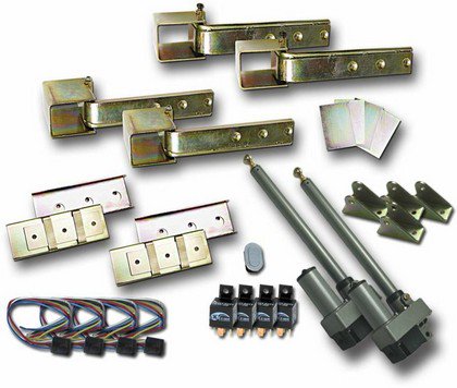 Universal 180 Automatic Hidden Suicide Door Hinge Kit (Includes Wireloom For Doors) (2 Door)