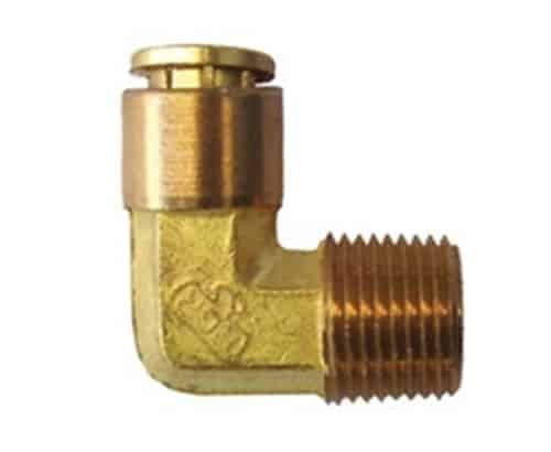 Elbow Male 1/8 (NPT) To 1/4 (Tube) Air Fitting
