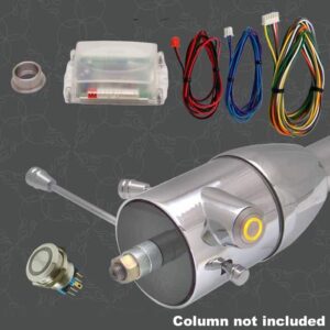 Yellow / Amber One Touch Engine Start Kit with Column Insert
