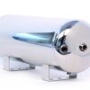 5 Gallon, 8 Port Polished Stainless Steel Air Tank (29" X 8.4")
