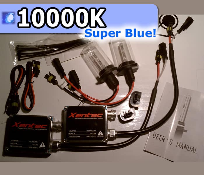 Complete HID Conversion Kit 9006 - 10000K