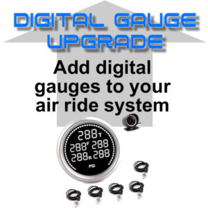 Digital Pressure Gauge Display & Sending Units – 200psi – 5 Zone **UPGRADE**