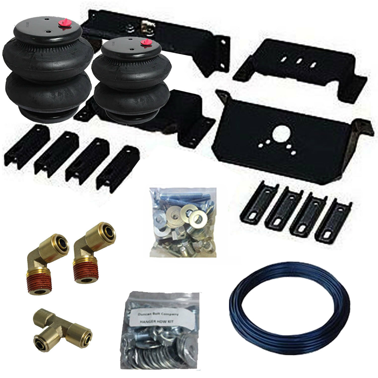 Air Tow Assist Load Level  2003-2013 Dodge Ram 3500 Truck with 4/" Lift Spacers