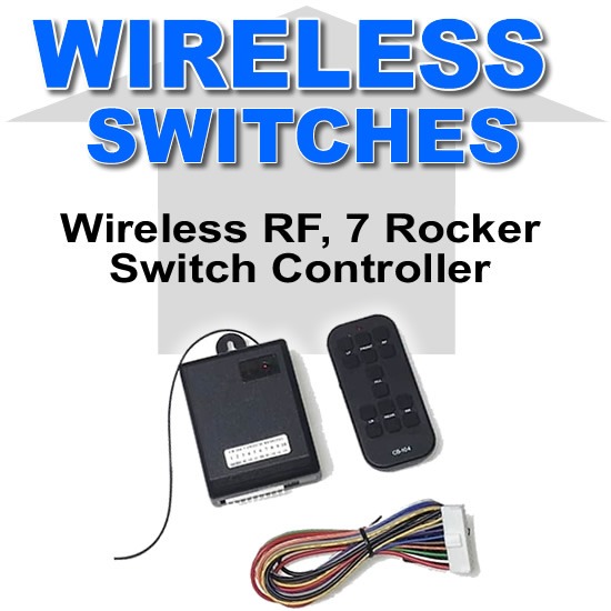 RF Wireless 7 Switch Controller and Module **UPGRADE**