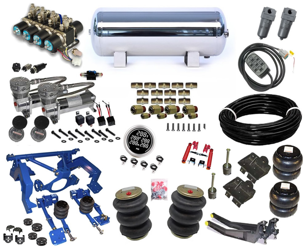 1999-2006 Ford F250, F350, Super Duty Plug and Play Air Suspension Kit