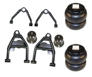 1997-2003 FORD F150, LIGHTNING 2WD Front Air Kit (Upper & Lower Control Arms / Bags / Brackets)