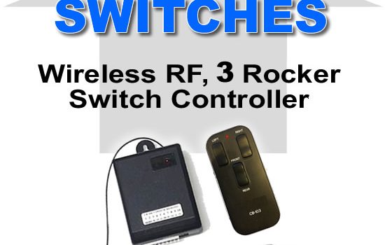 RF Wireless 3 Switch Controller and Module **UPGRADE**