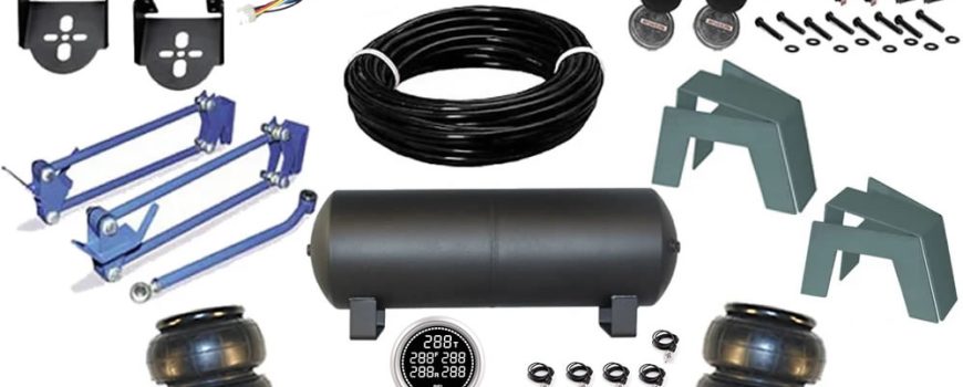 FULL SIZE Car OR Truck Digital Plug and Play FBSS Air Suspension Kit With 4 Links,  Panhard Bar & Frame Bridge