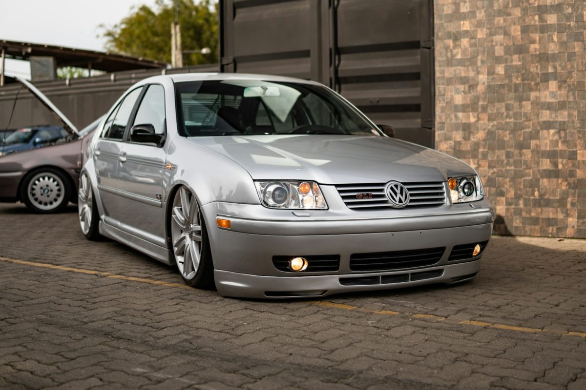 Silver volkswagen sedan parked outdoors